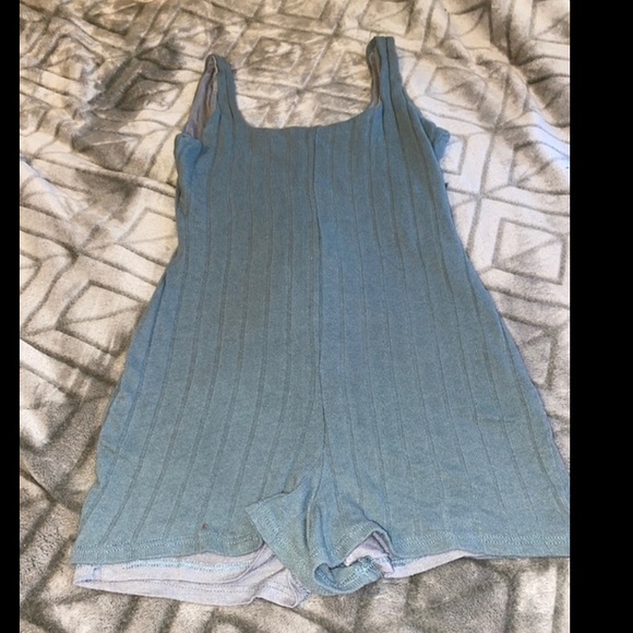 Teal Romper - Picture 2 of 2